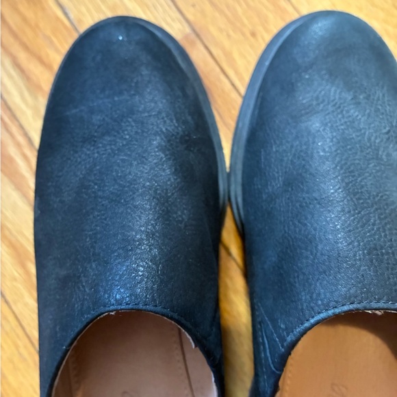 Madewell The Bradley Lugsole Mule in Black Nubuck Size 7 - Picture 8 of 13